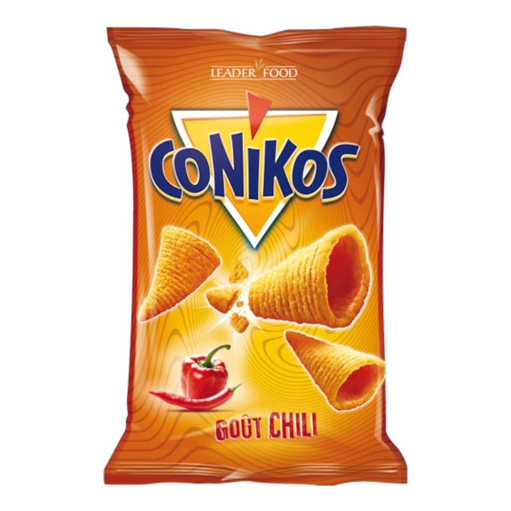 Leader Food CoNiKoS Chips with chili 80g Chips ZaytunaMart.ca