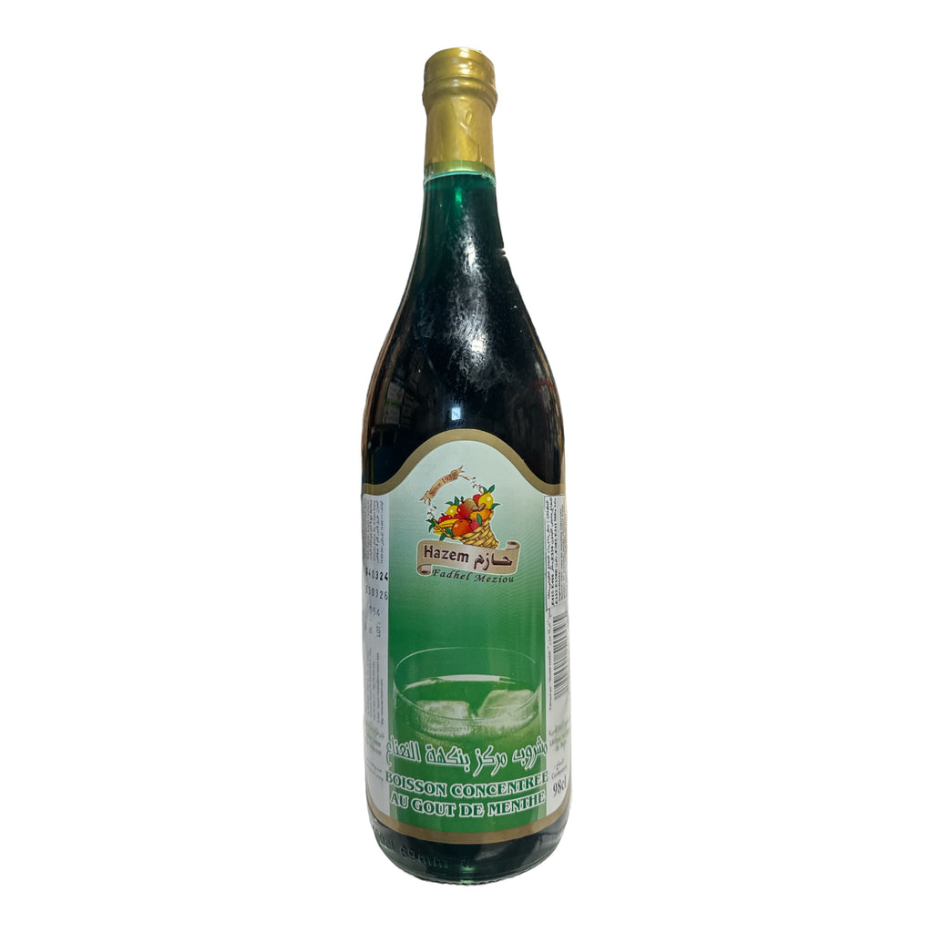 Hazem Syrup Mint 1L Syrup ZaytunaMart.ca