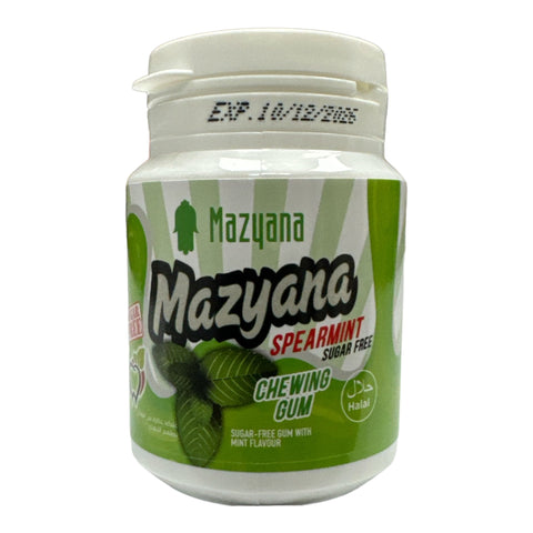 Mazyana Halal Suger Free Chewing Gum Mint 70g