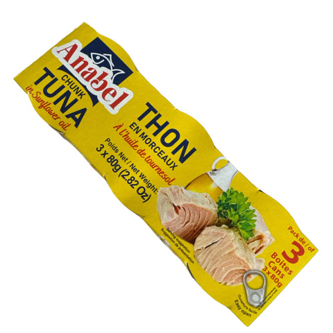 Anabel Tuna in Sunflower oil 3x80g