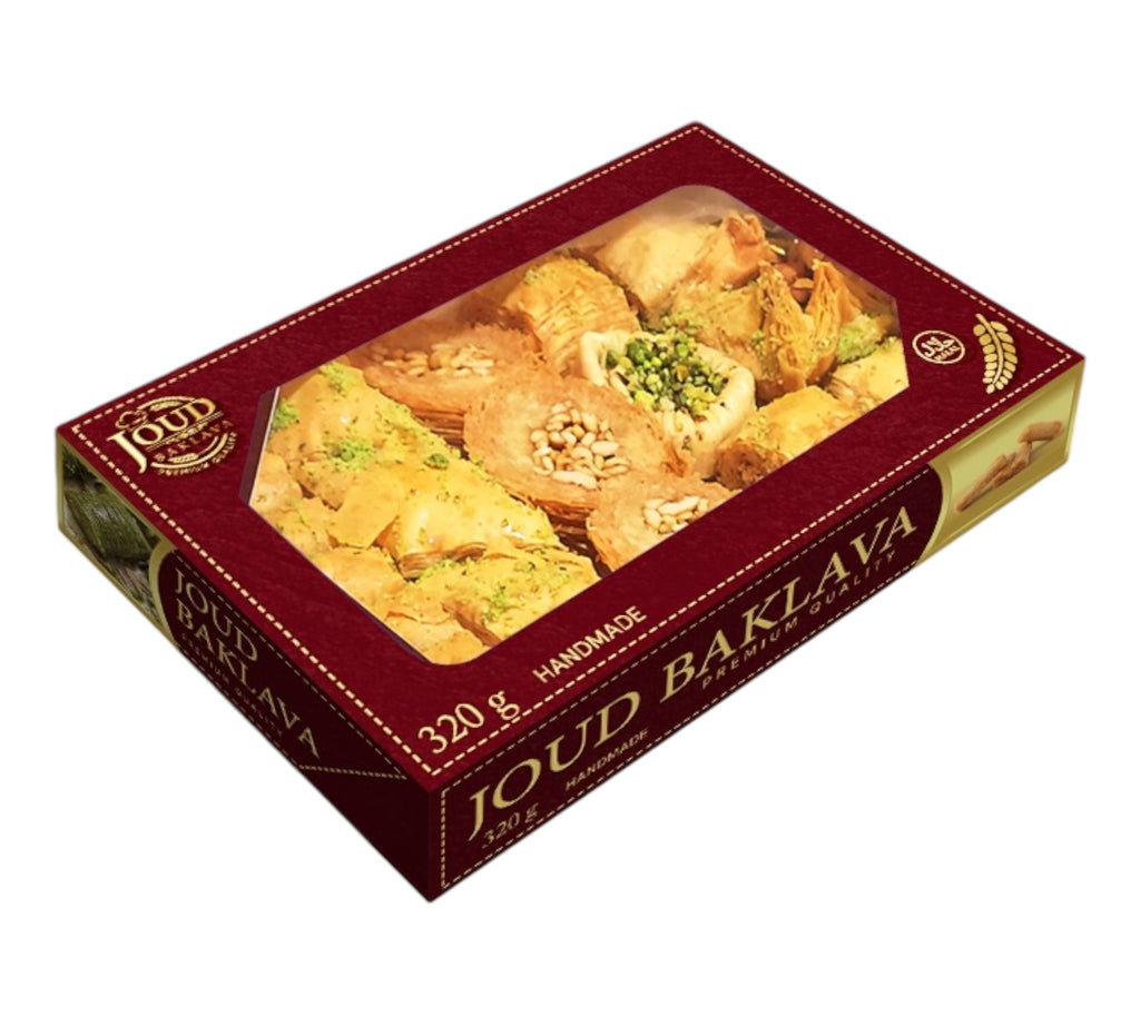 JOUD Handmade Assorted Baklava tray 320g FOODS ZaytunaMart.ca