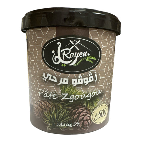 Tunisian Authentic Assidat Zgougou Paste Rayan 500g