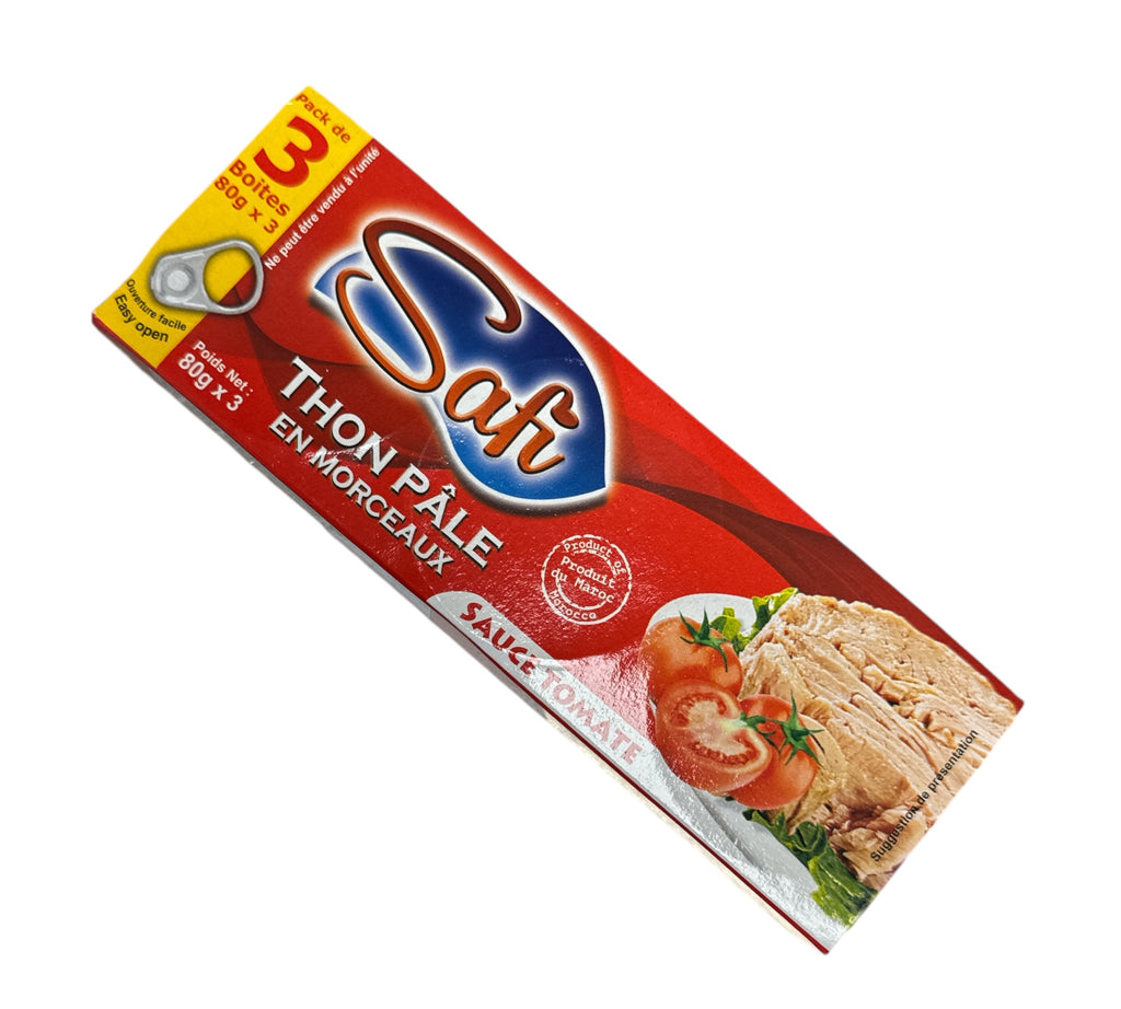 Safi Tuna in tomato sauce 3x85g FOODS ZaytunaMart.ca