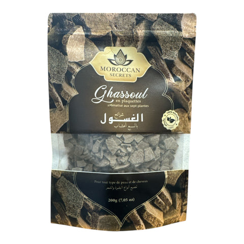 Morocan Secrets Ghassoul chips with 7 herbs  200g