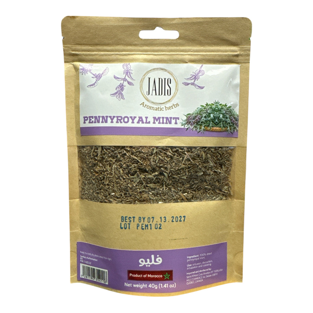 Jadis Pure Peppermint Leaves Pennyroyal Mint Flio 40g ZaytunaMart.ca