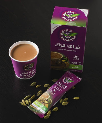 Karak Tea Instant Premix with Cardamom unsweetened 10x20g sachets