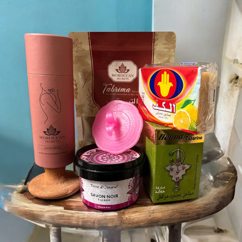 Bundle & Save: Prestigious Moroccan Hammam Kit 7 items