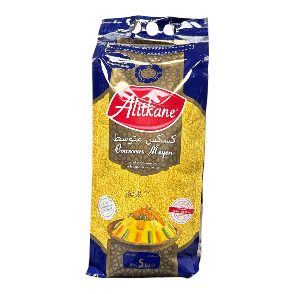 Alitkane Couscous Medium 5Kg Couscous Zaytunamart.ca