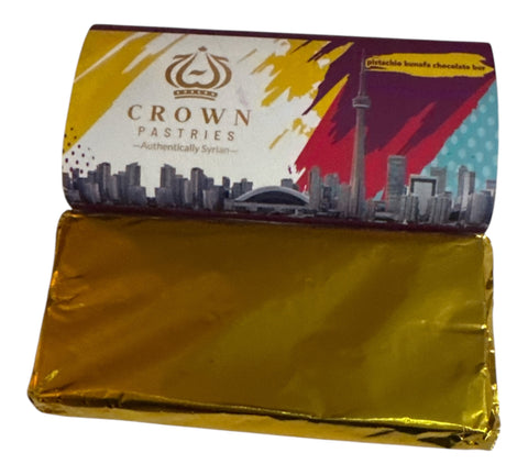 CROWN Dubai Pistachio Kunafa Chocolate Bar 200g