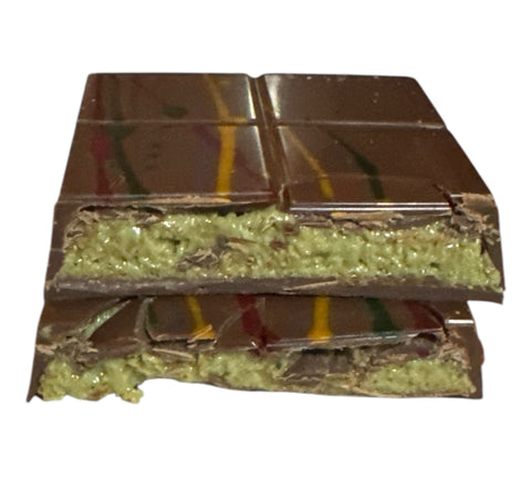 CROWN Dubai Pistachio Kunafa Chocolate Bar 200g