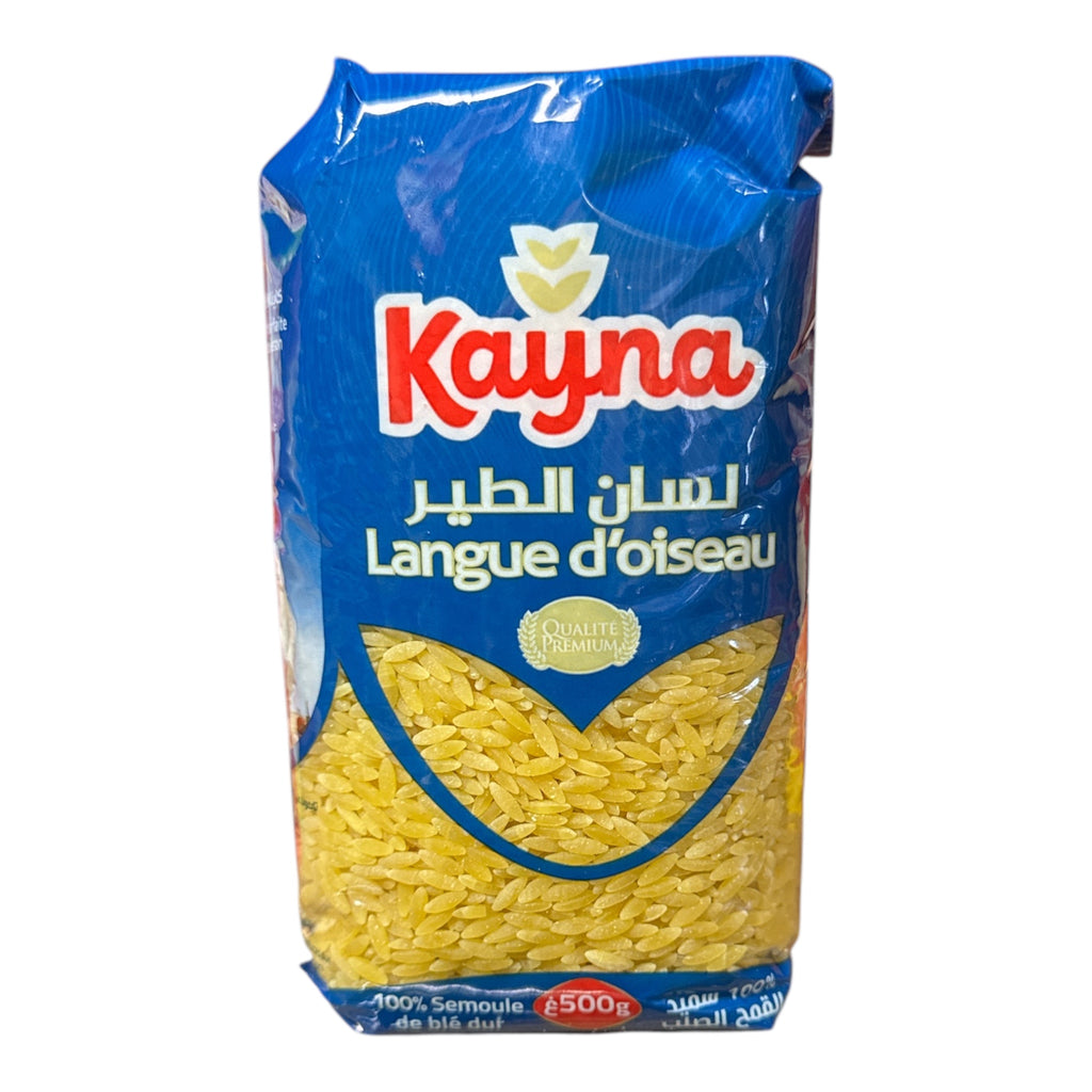 Kayna Pasta Bird Tongue 500g FOODS ZaytunaMart.ca