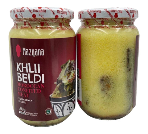 Mazyana Moroccan Confite Beef Khlii  Beldi (Khlea) 300g