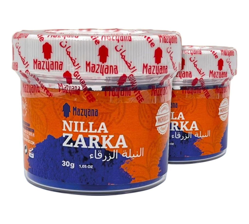 Mazyana Pure Natural Bleu Nila Zarka powder 30g BODY CARE ZaytunaMart.ca