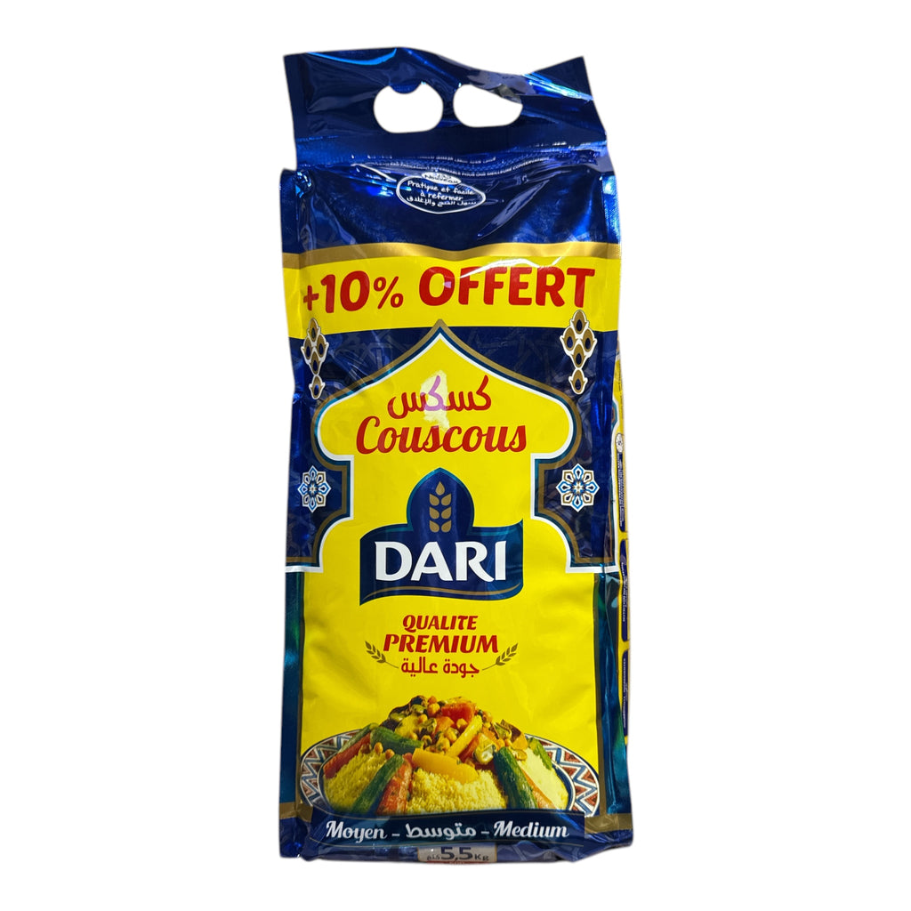 DARI Couscous Medium 5.5kg FOODS Zaytunamart.ca