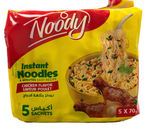 Noody Halal Instant Noodles Chicken 5x70g