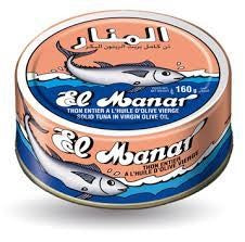 EL MANAR Tuna in Olive Oil 160g Tuna ZaytunaMart.ca