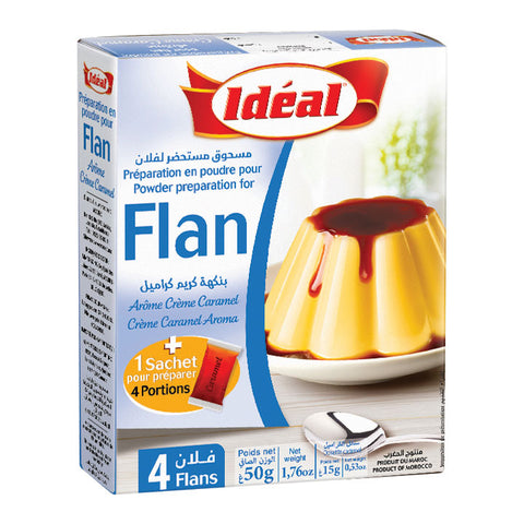 Flan Ideal custard Cream Caramel  50g