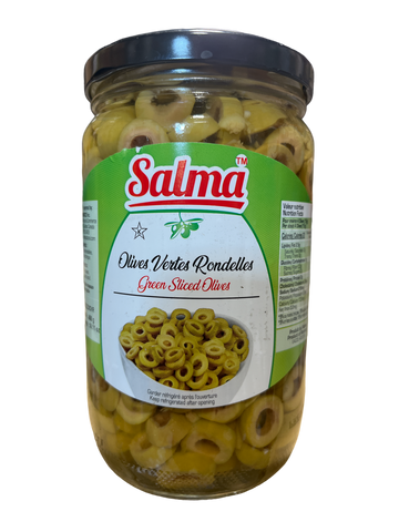 Salma  Sliced Green Olives 450gNet