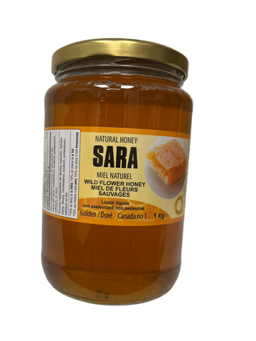 Sara Wild Flower Natural Honey Quebec